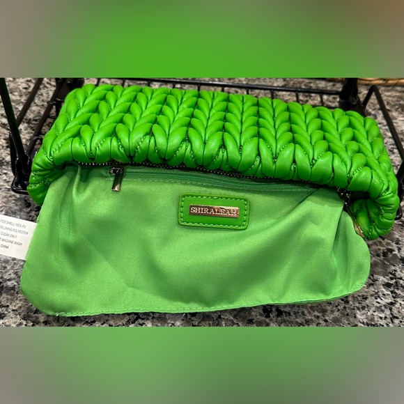 SHIRALEAH JODY ZIP POUCH, GREEN ✨LIKE NEW✨ - Picture 9 of 15